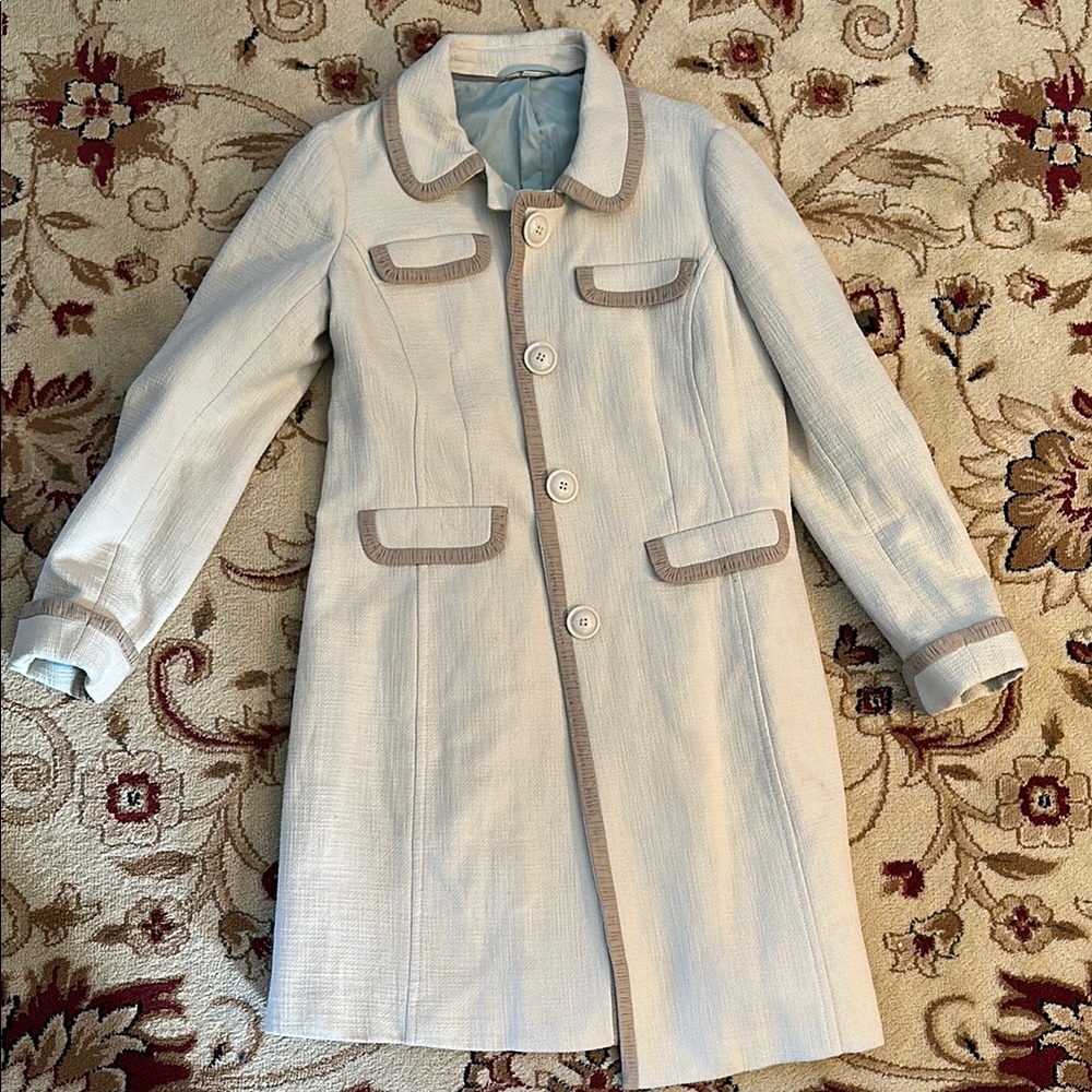 Elegant Cream Women's Coat